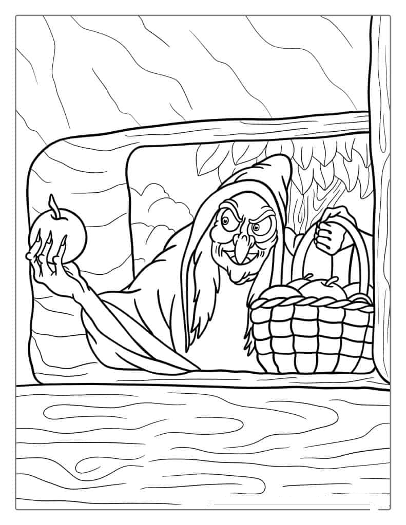 Queen Grimhilde Giving The Poisoned Apple