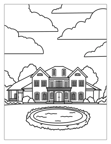 Big House Coloring In