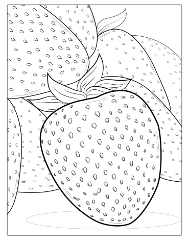 Strawberry With Seeds