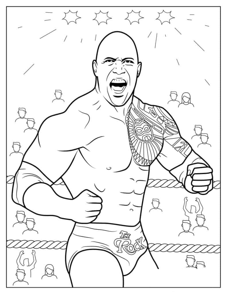 Dwayne Johnson (The Rock) WWE Wrestler
