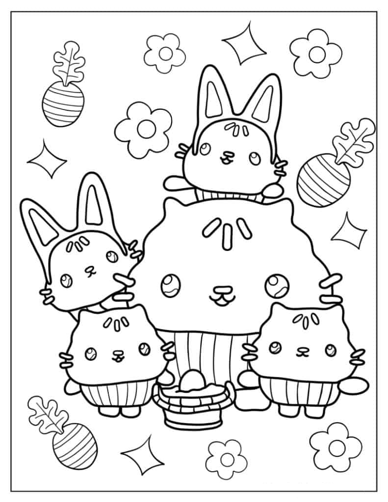Cakey_s Cupcake Cousins Coloring In
