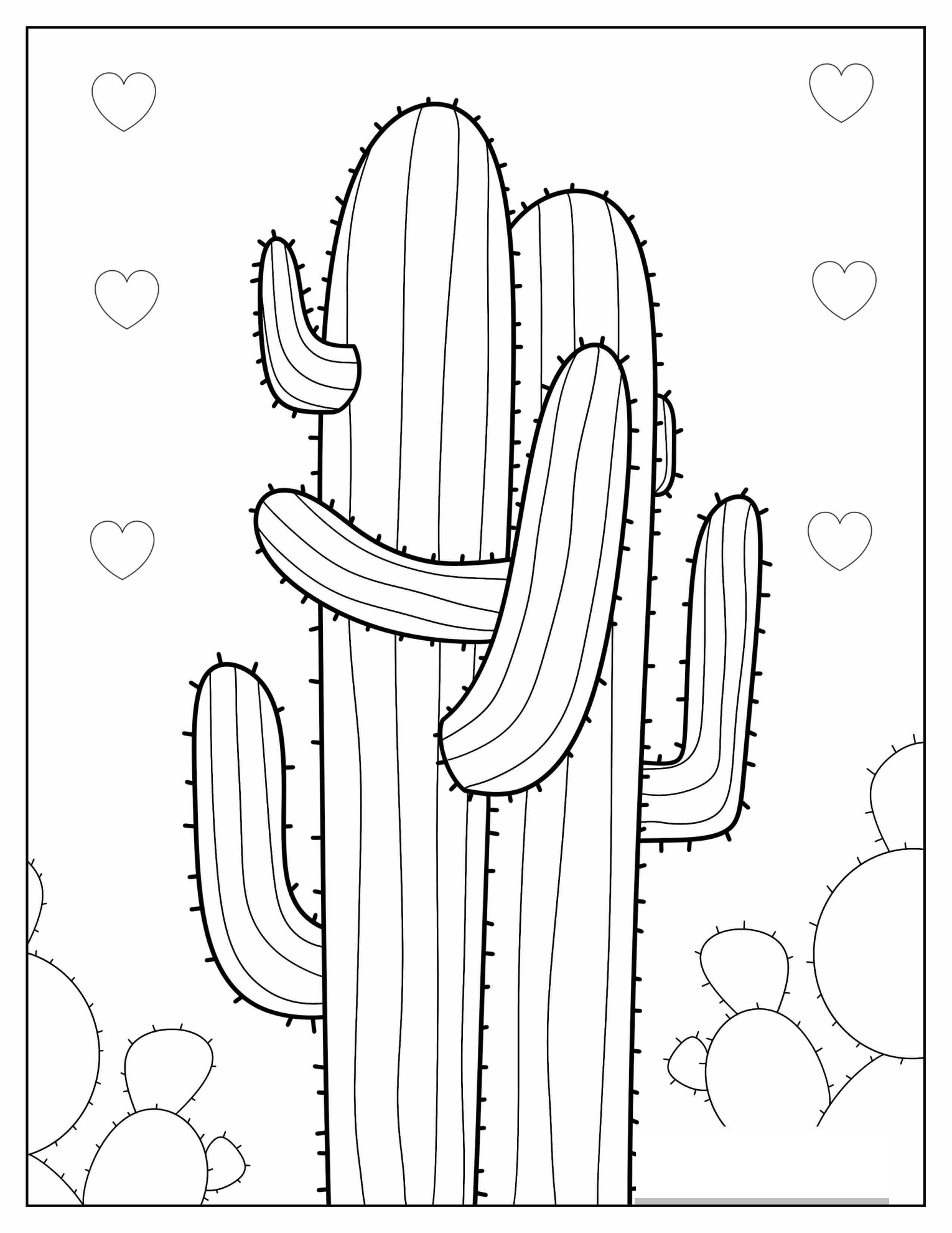 Two Desert Cactus Hugging