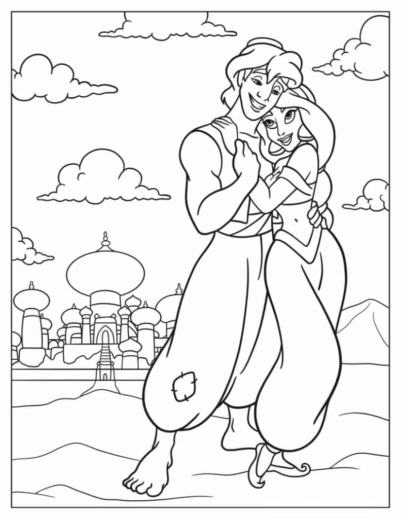 Jasmine And Aladdin In Love