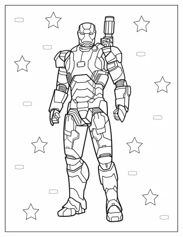 James Rhodes From Avengers To Color