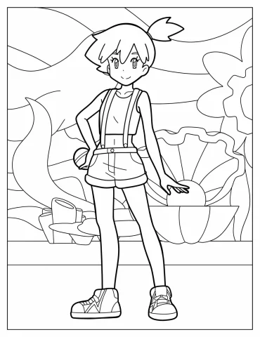 Misty Girl Character From Pokemon