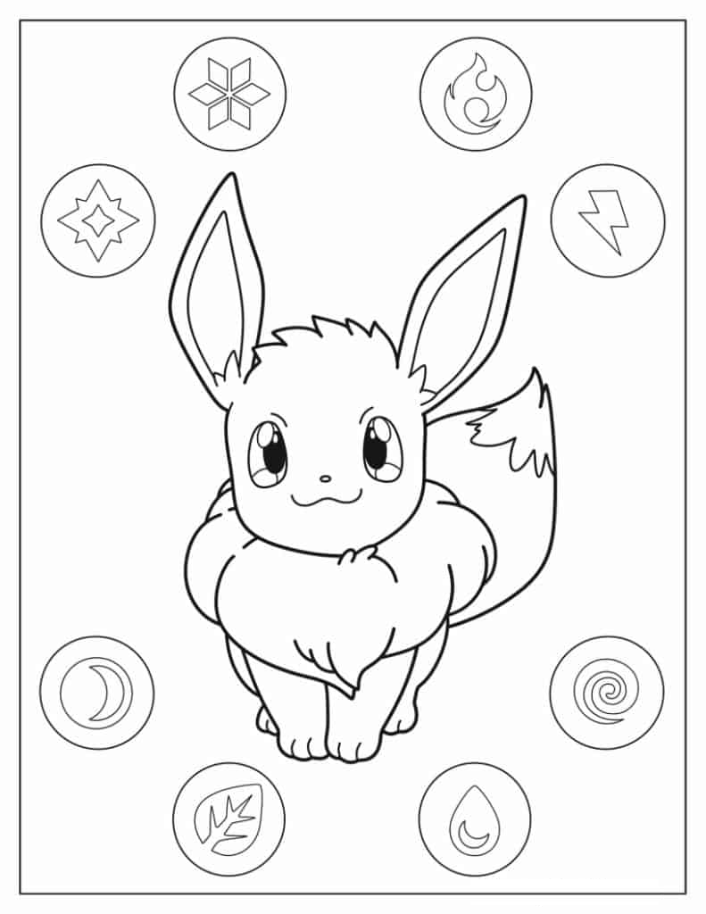 Eevee Pokemon With Badges