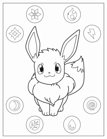 Eevee Pokemon With Badges