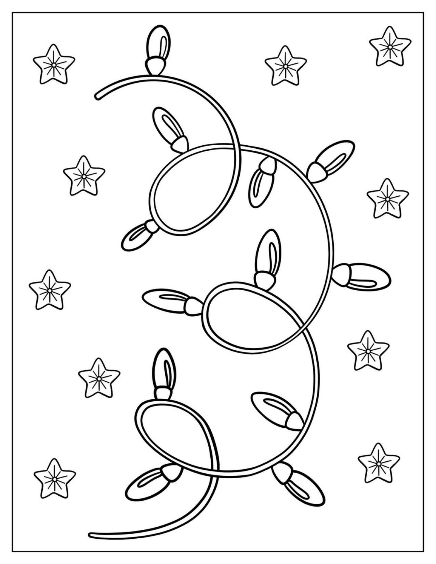 Twirly Christmas Lights