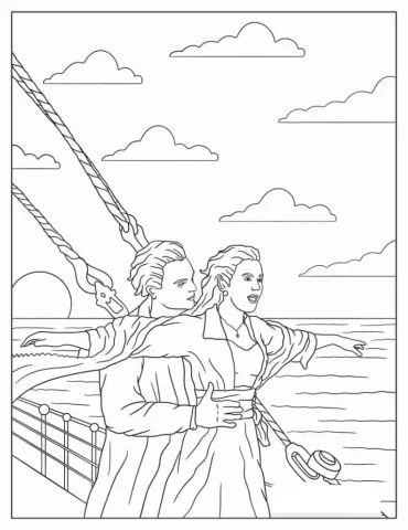 Jack And Rose On Titanic