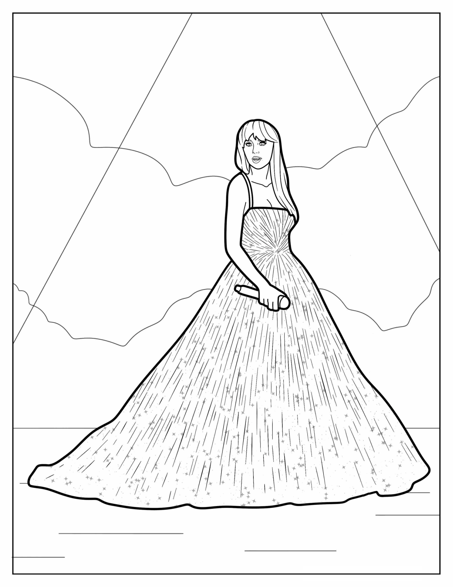Taylor Swift Wearing A Ball Gown