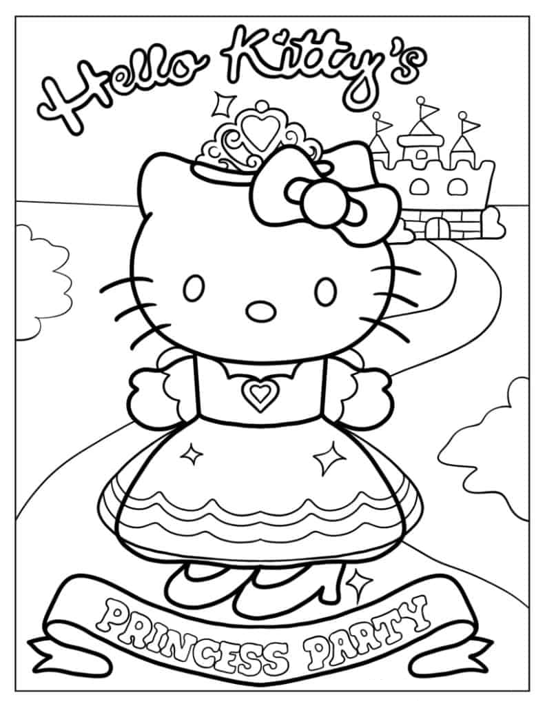 Hello Kitty_s Princess Party Poster