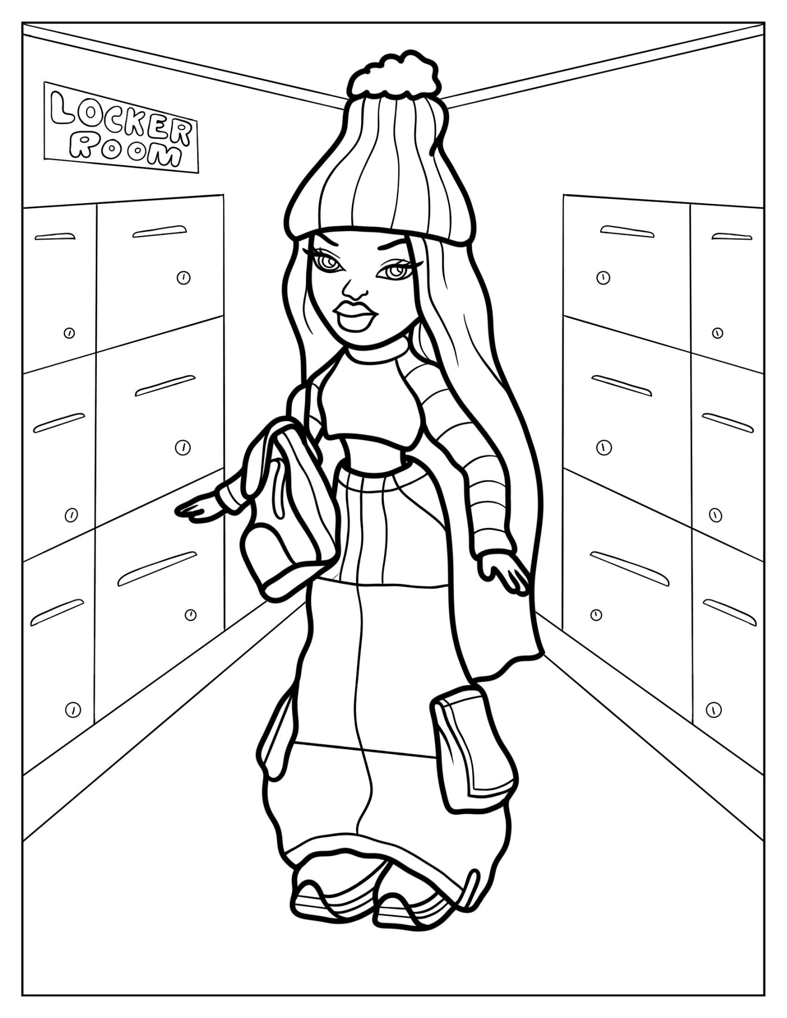 Bratz Sasha In School Corridor