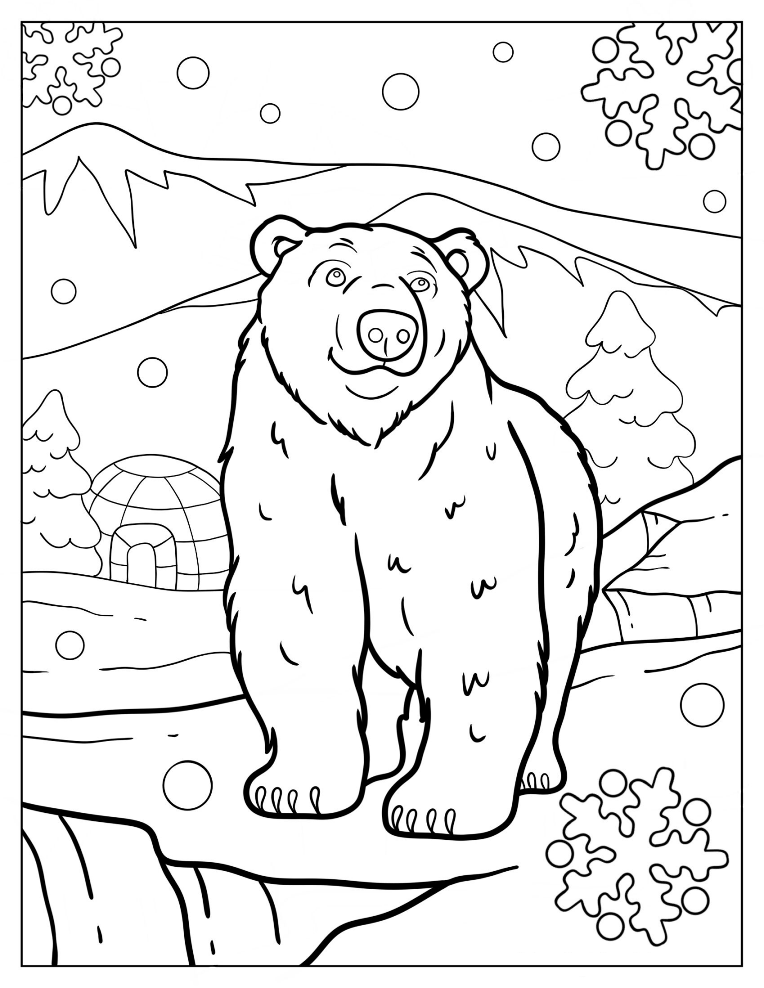 Smiling Polar Bear