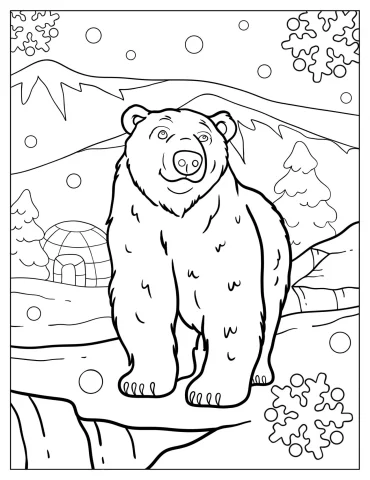 Smiling Polar Bear