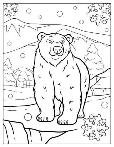 Smiling Polar Bear