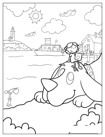 Clifford And Elizabeth By The Sea