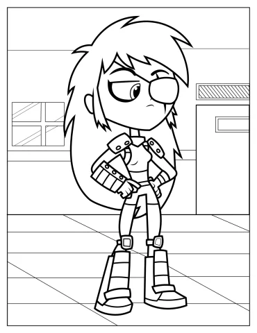 Rose Wilson Coloring Sheet