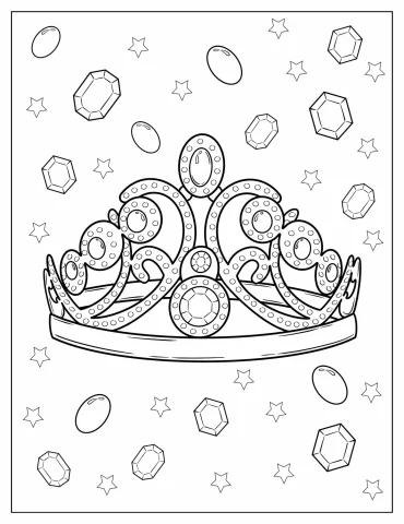 Crown With Multiple Gems