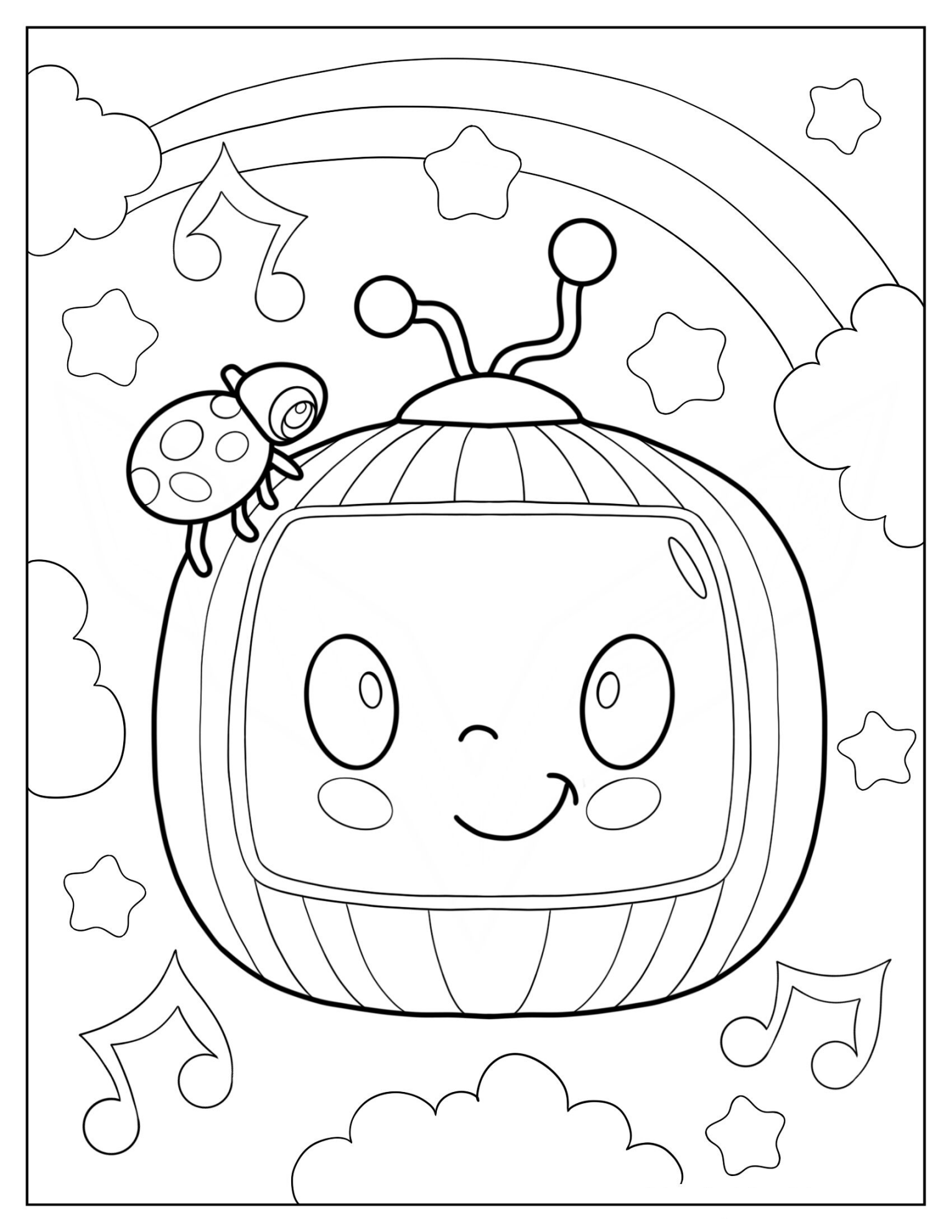 CoComelon Lunchbox With Ladybug On Top