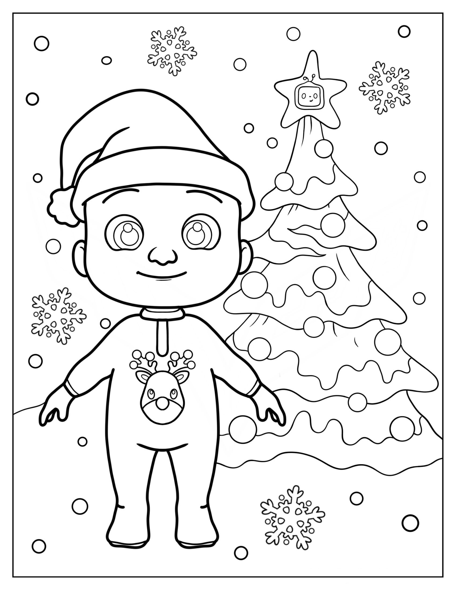 JJ In Front Of Christmas Tree