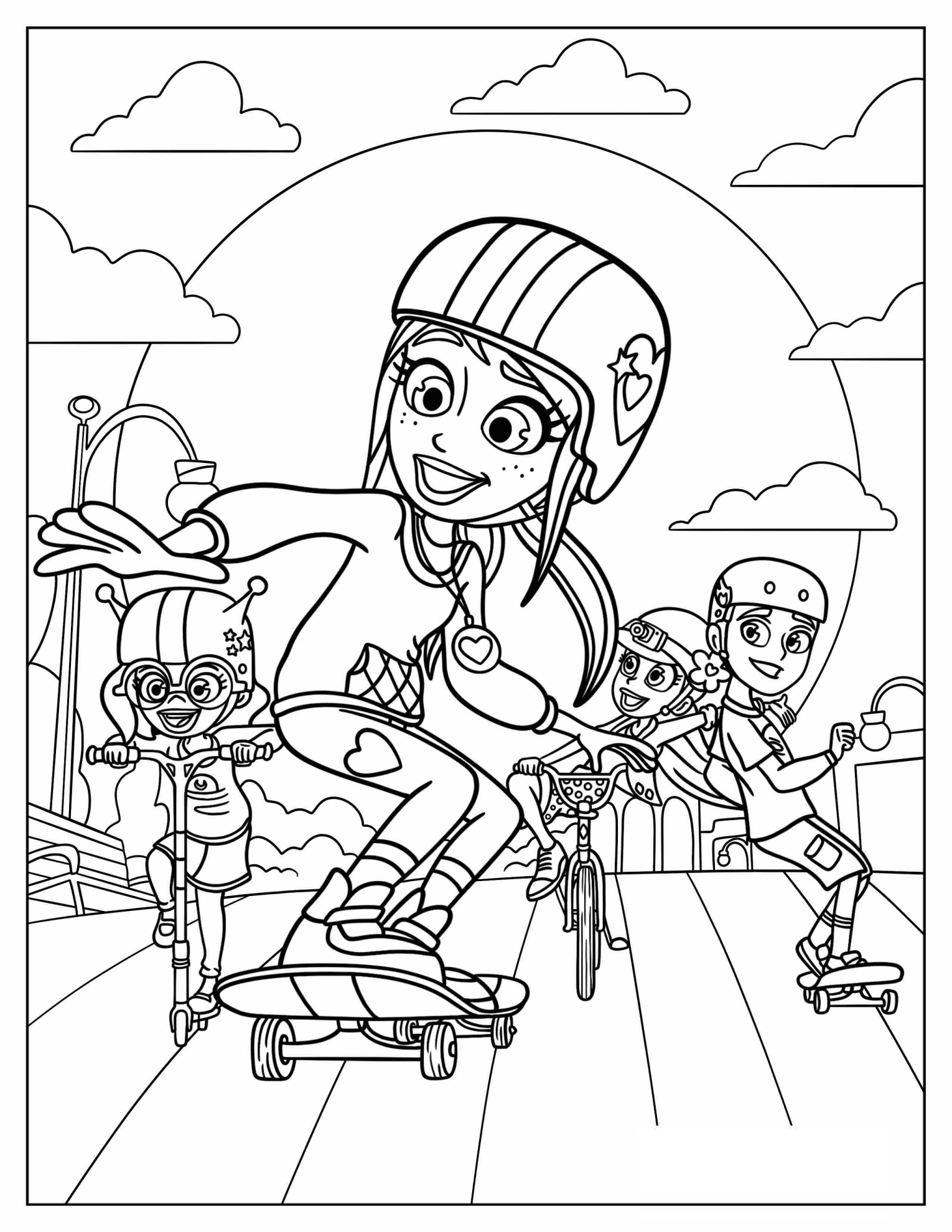 Polly Pocket Skateboarding With Nikolas, Lila, And Shani