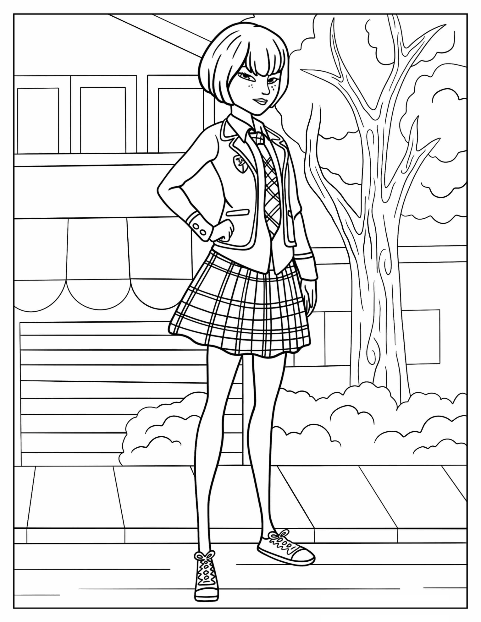 Kagami Tsurugi In Uniform