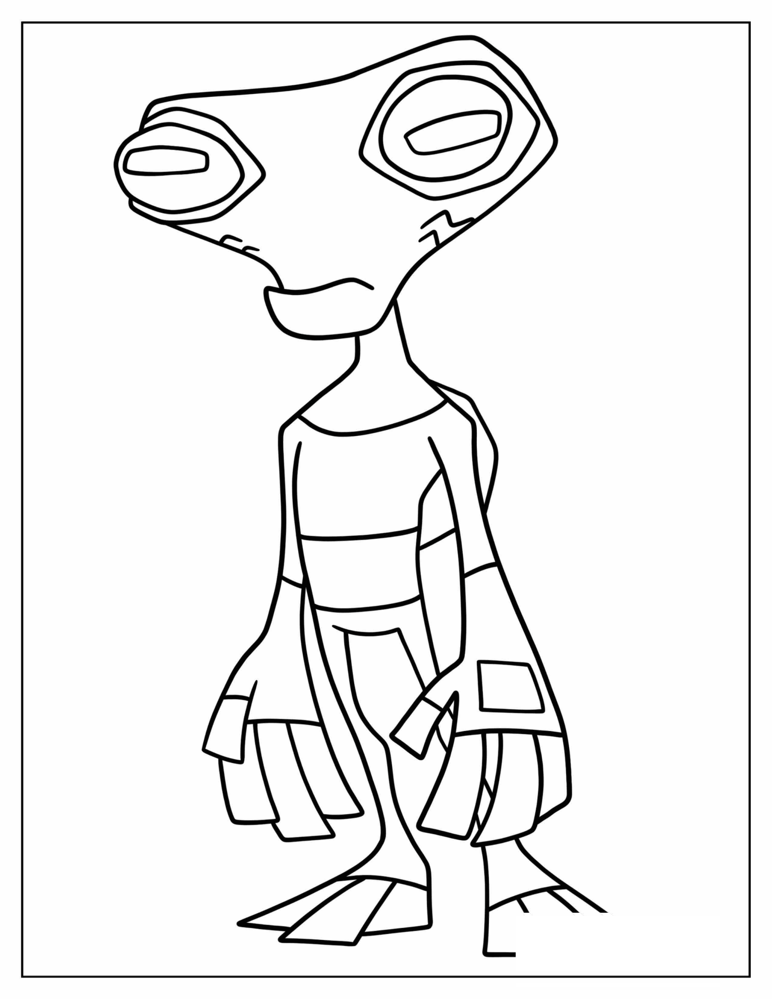 Ben 10 Grey Matter Coloring Page For Kids