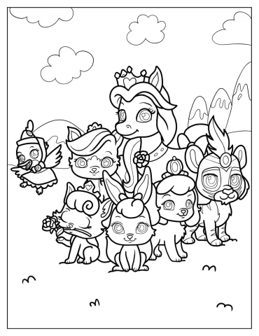 Whisker Haven Berry, Petite, Ms. Featherbon, Treasure, Dreamy, Pumpkin, And Sultan