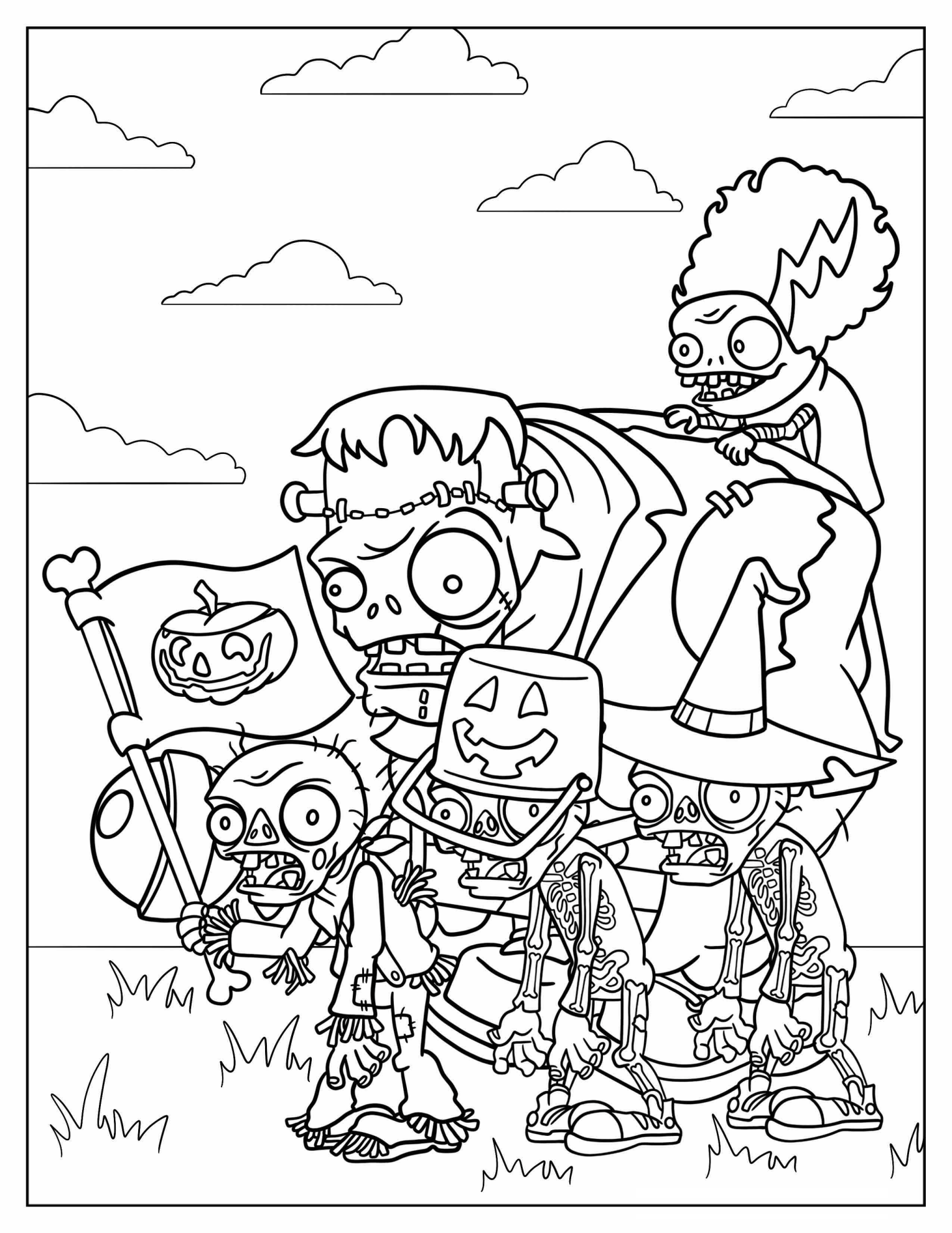 Halloween Themed Plants Vs Zombies