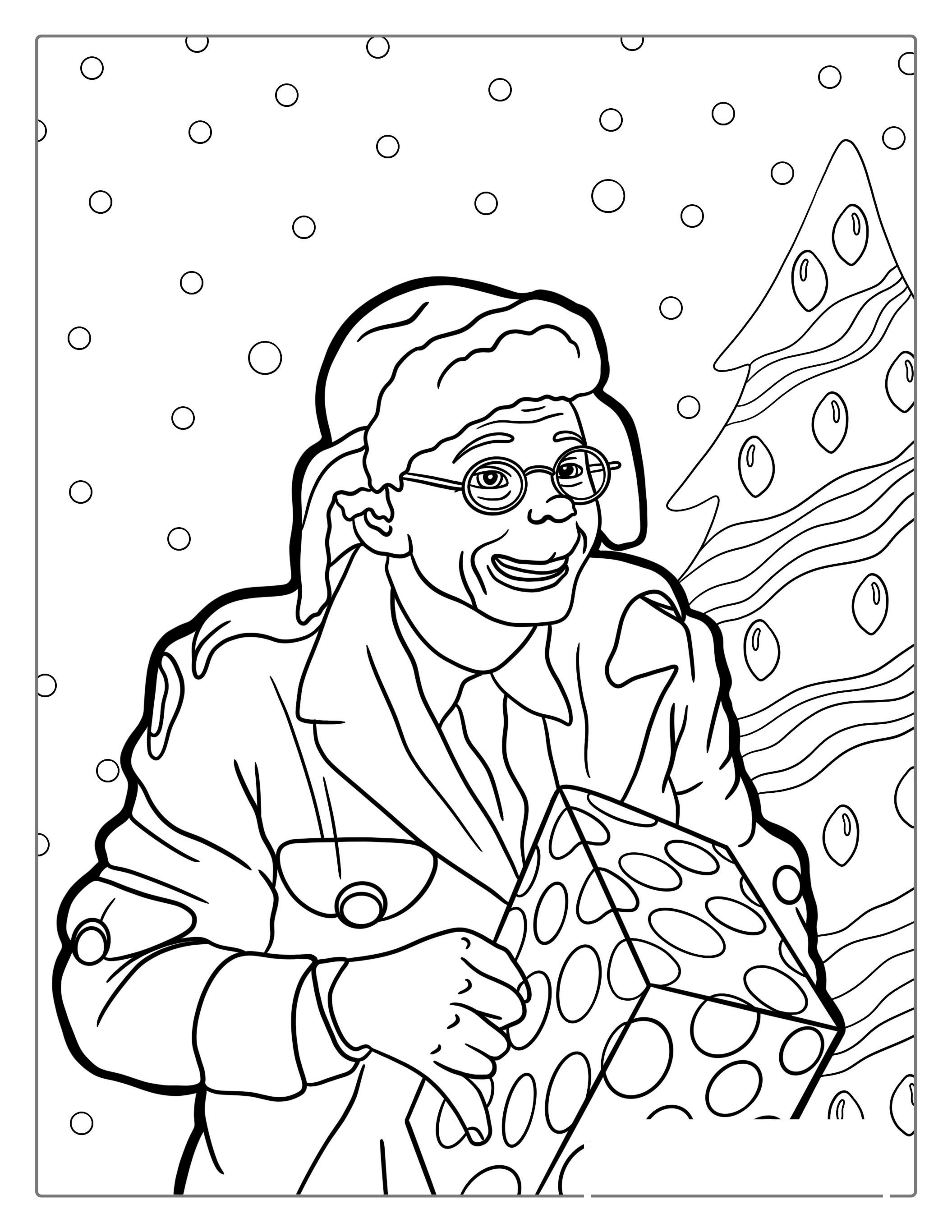 Lou Lou Who Character From The Grinch To Color