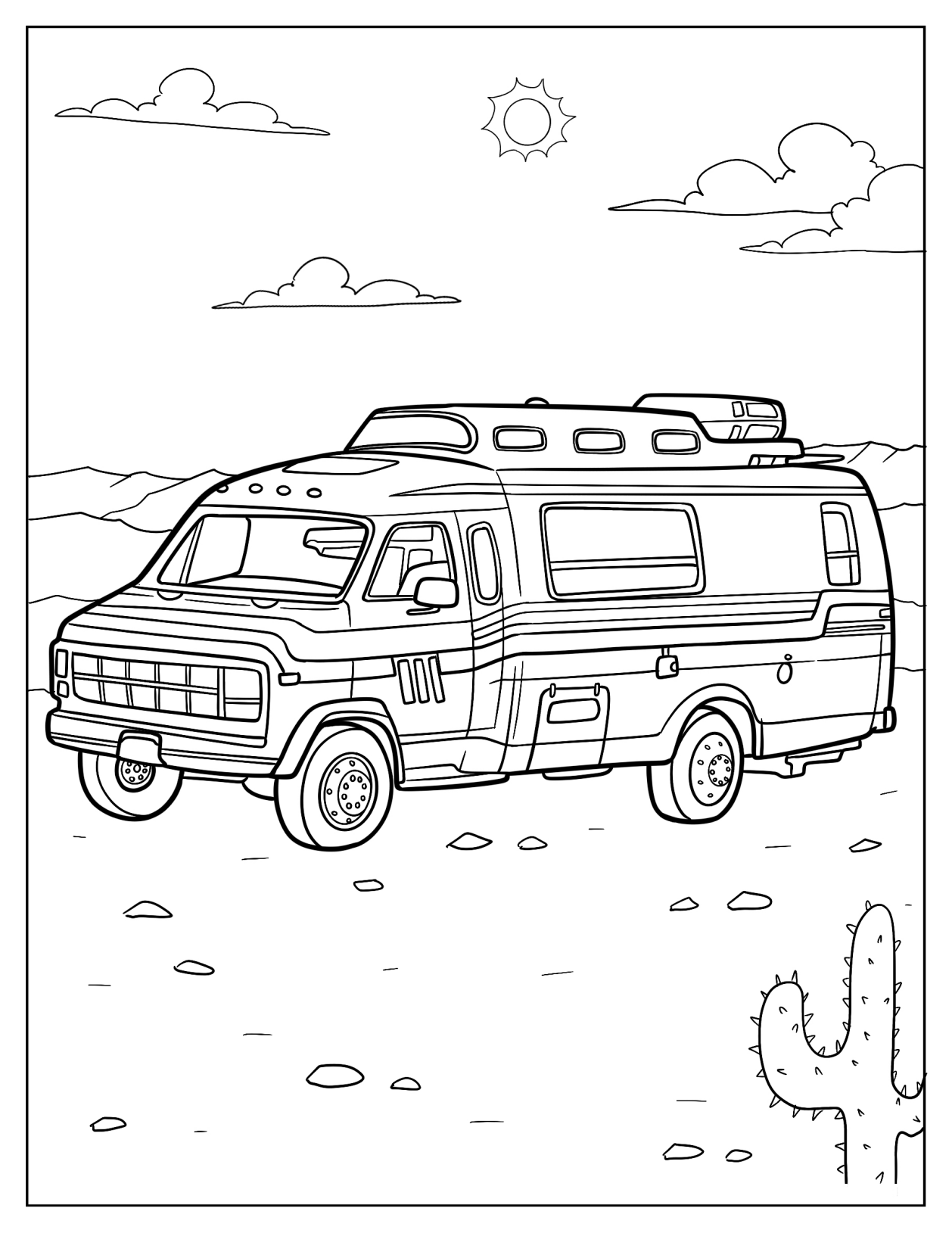 GMC Vandura RV In The Desert