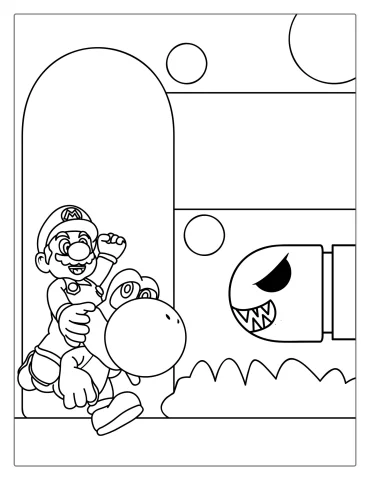 Mario, Luigi, And Bullet Bill
