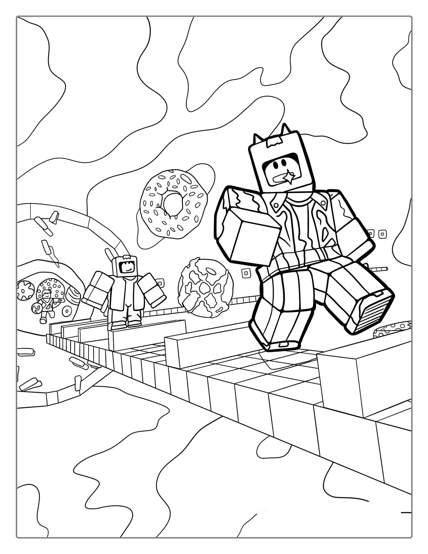 Roblox Universe Coloring Page