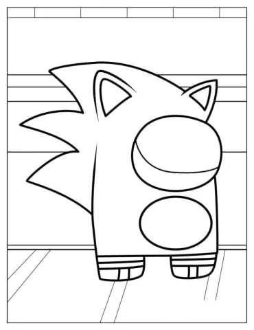 Sonic Among Us Skin