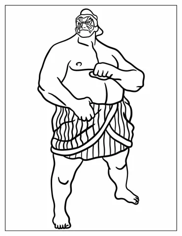 Massive E Honda Coloring Page
