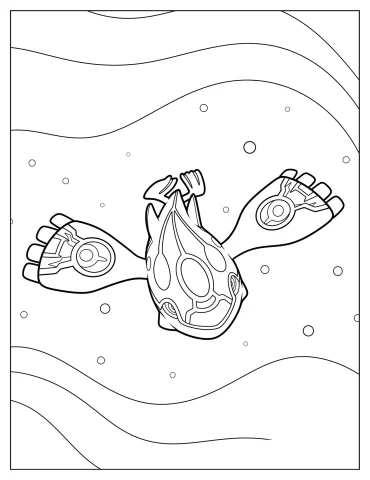Kyogre Under Water Legendary Pokemon