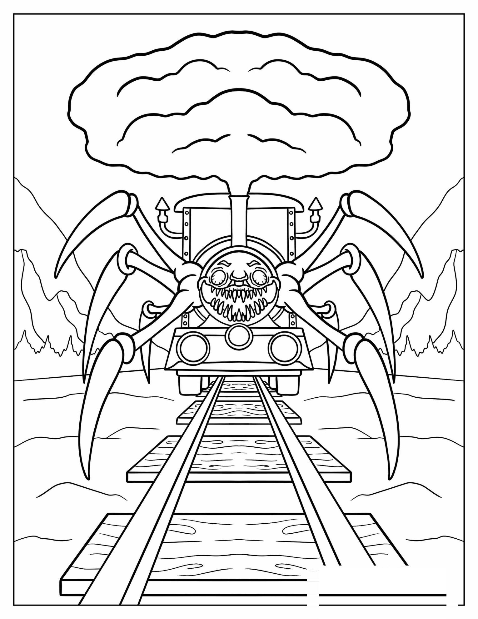 Choo Choo Charles Blowing Smoke