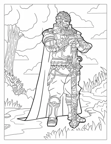 Zelda Ganon Coloring Page