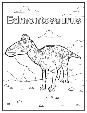Dinosaur Coloring Pages - Part 3 (8 pages)