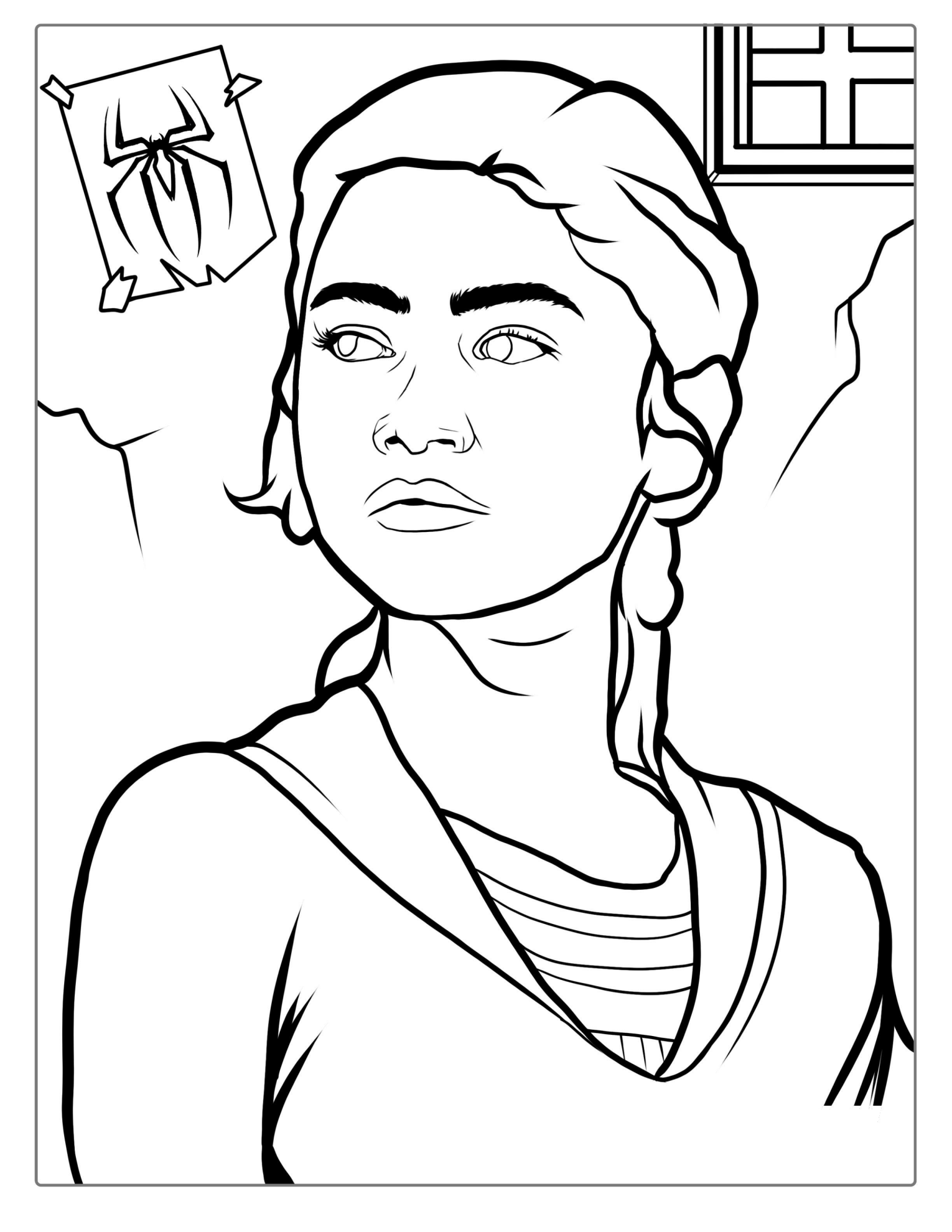 MJ Michelle Coloring Page