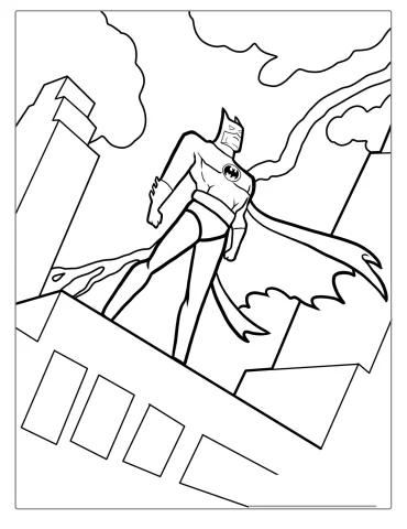 Batman_ The Animated Series Coloring Page