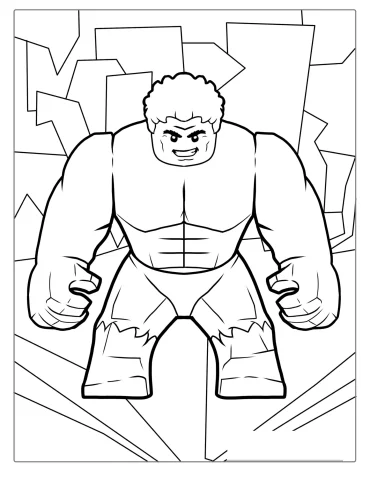 Lego Hulk Smiling Hulk Smash