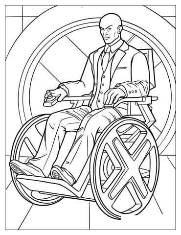 Professor Charles Xavier In His Wheelchair