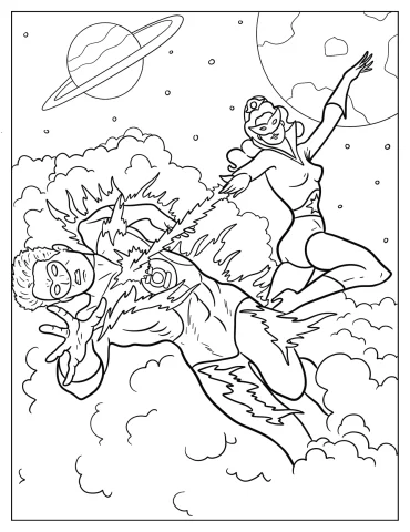 Star Sapphire Vs Green Lantern
