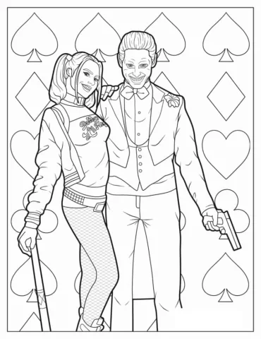 Harley Quinn And The Joker In Suicide Squad
