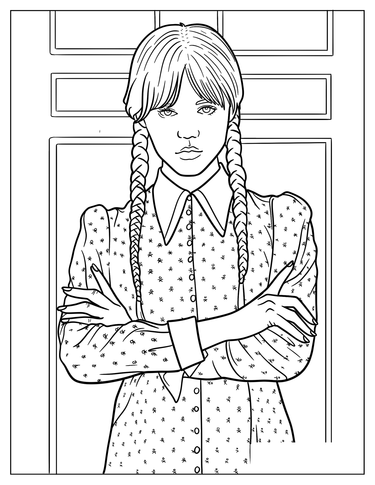 Jenna Ortega As Wednesday Addams