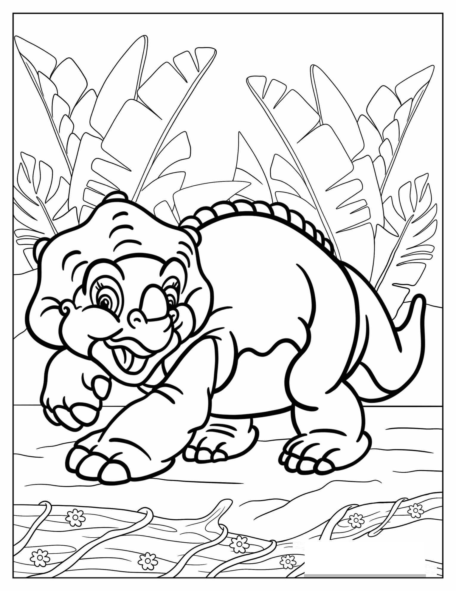 Land Before Time Cera Walking In The Forest