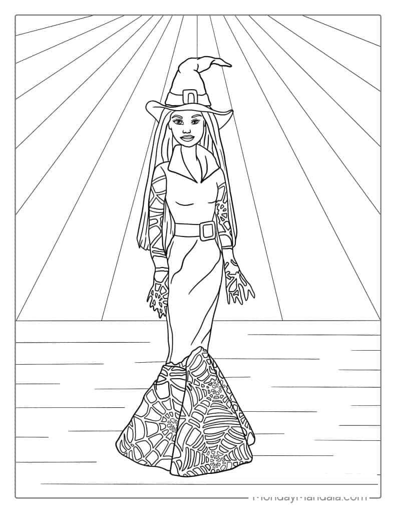 Halloween Themed Witch Barbie