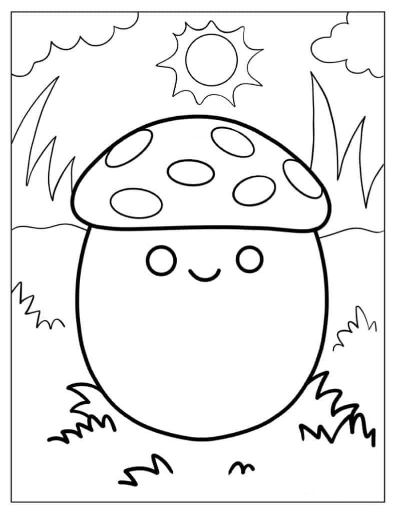 Malcolm The Mushroom Squishmallow