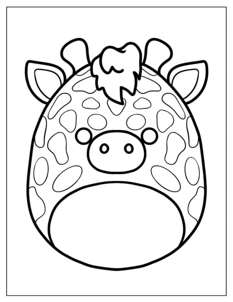 Garry The Giraffe Squishmallow